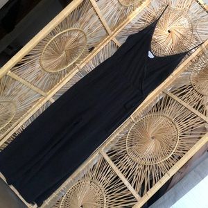 Charcoal black loose fitting romper